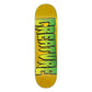 Creature Logo Stump 1 Skateboard Deck Yellow 8"