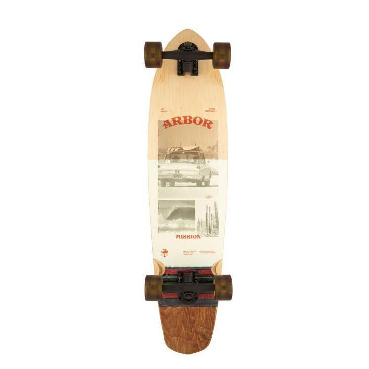 Arbor Photo Mission Performance Factory Complete Skateboard Multi 35"