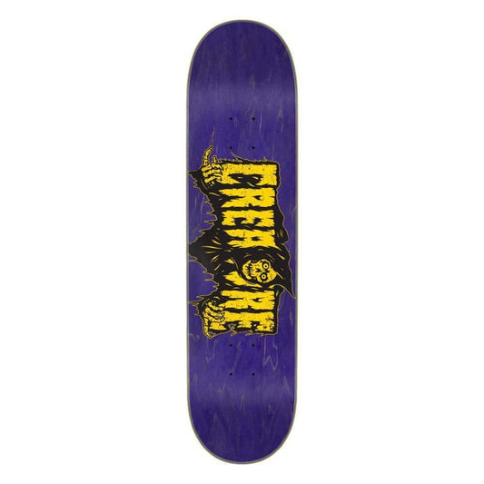 Creature Skateboard Deck R.I.P.P.E.R. 7-Ply Birch Purple/Yellow 7.75"