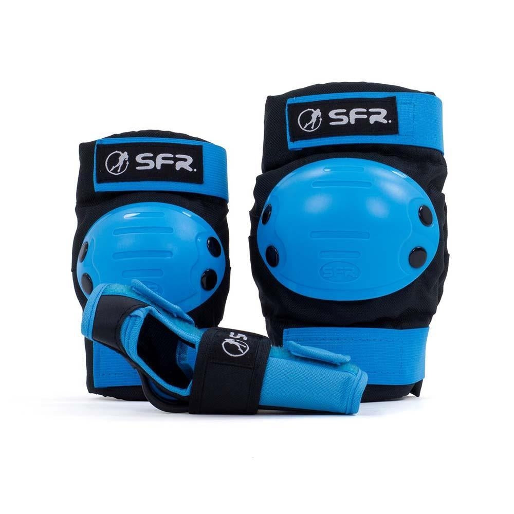 SFR Youth Ramp Triple Pad Set Black Blue