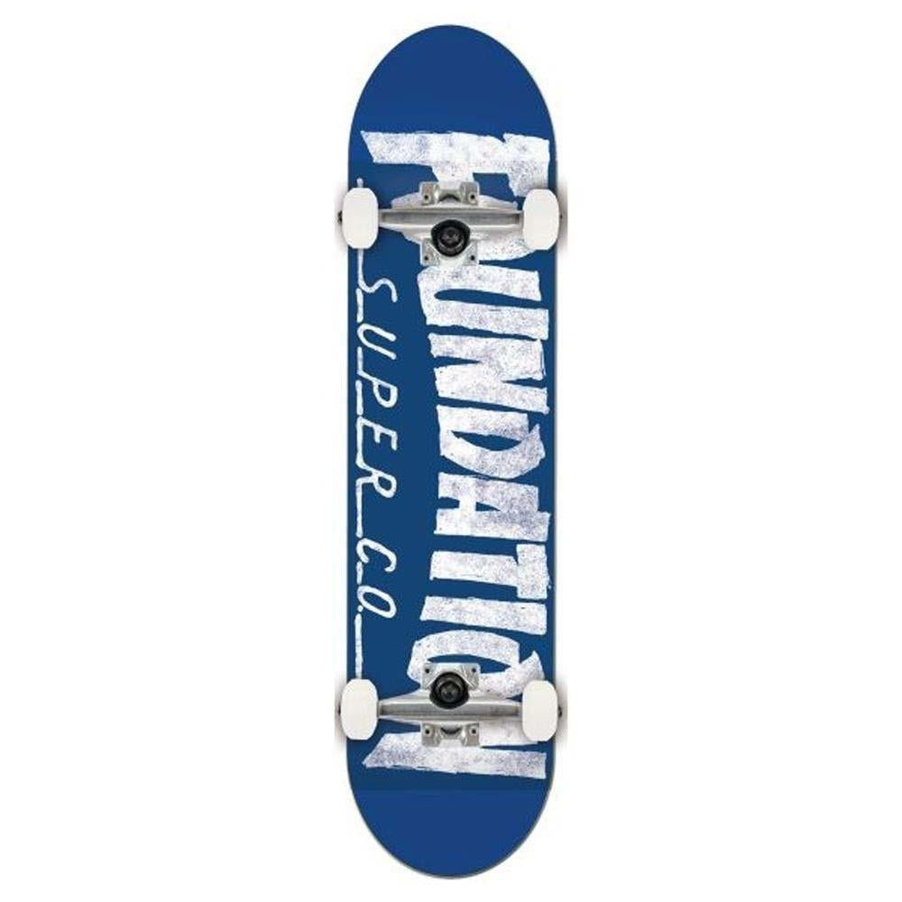 Foundation Thrasher Factory Complete Skateboard Blue 8