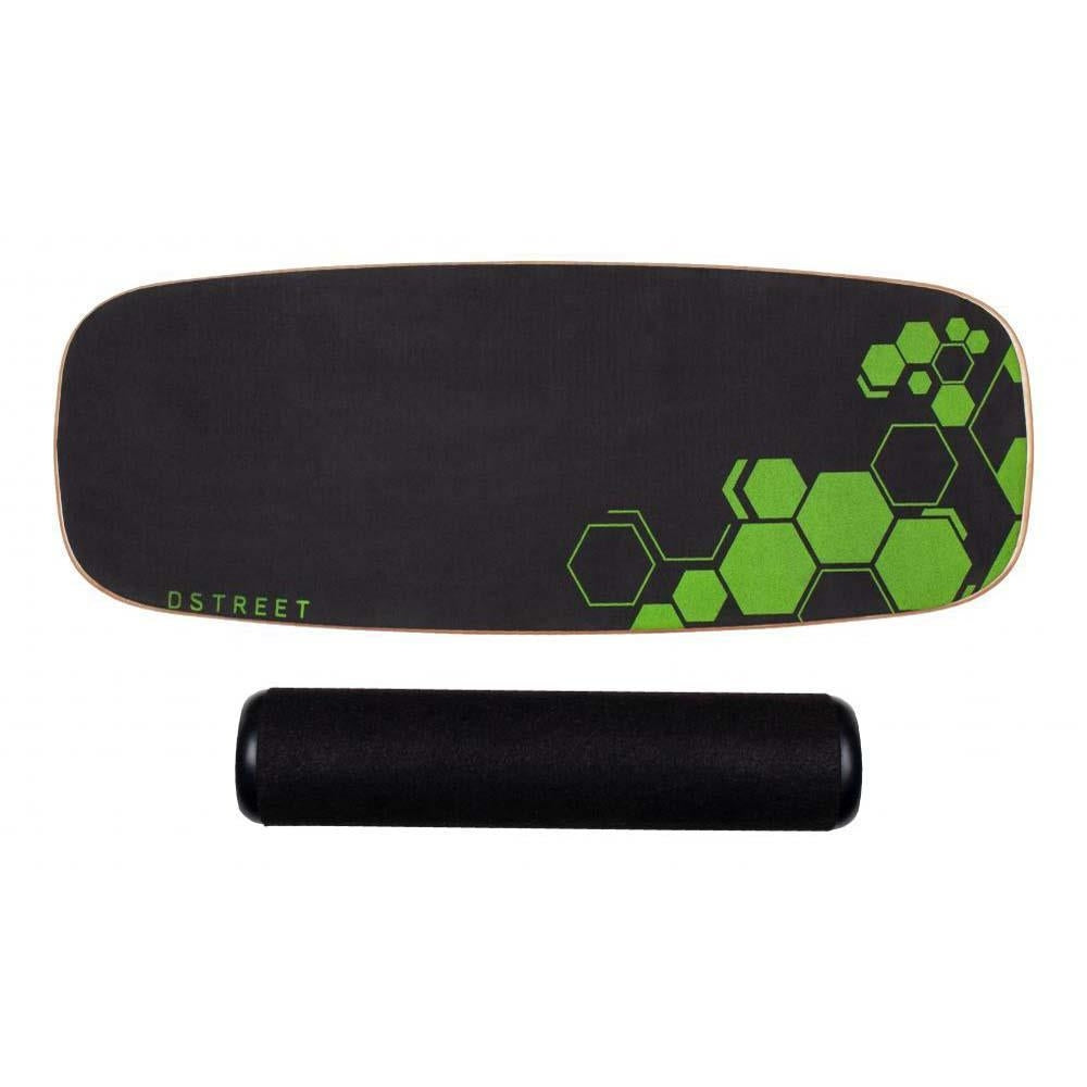 D Street Balance Board Hexagon All-round Black Green 32"