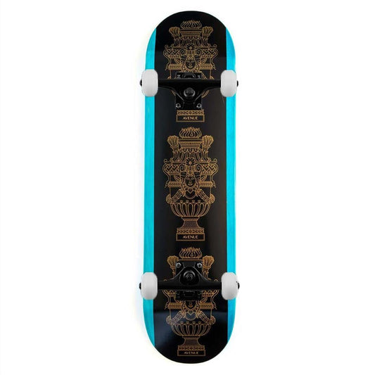 Avenue Skateboards Dynasty Complete Skateboard Light Blue 8"