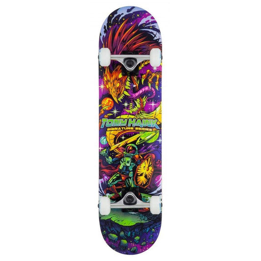 Tony Hawk SS 360 Factory Complete Skateboard Cosmic Multi  Colour 7.75 Inch Wide