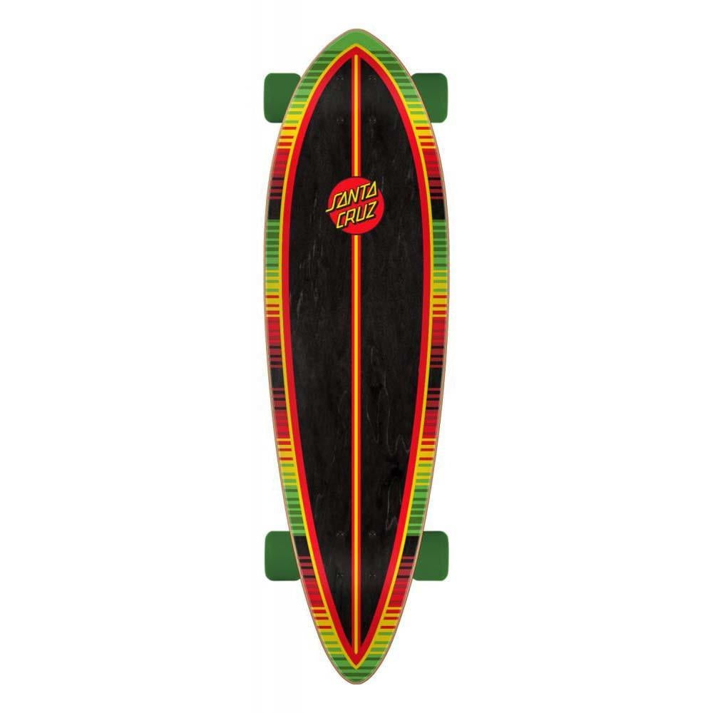 Santa Cruzer Factory Complete Skateboard Serape Dot Pintail Multi 33"
