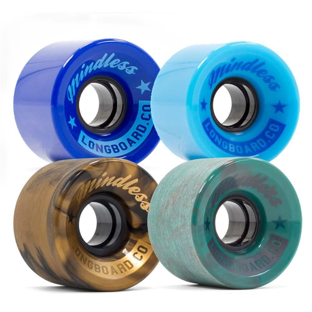 Mindless Cruiser Skateboard Wheels Swirl Teal 60mm