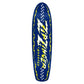 Krooked Skateboard Deck Zip Zinger By Sam D Blue 7.75"