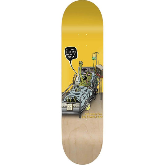 Toy Machine Templeton Mask Skateboard Deck Multi 8.5"