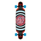 Santa Cruzer Factory Complete Skateboard Decoder Roskopp Drop Thru Multi 37.52"