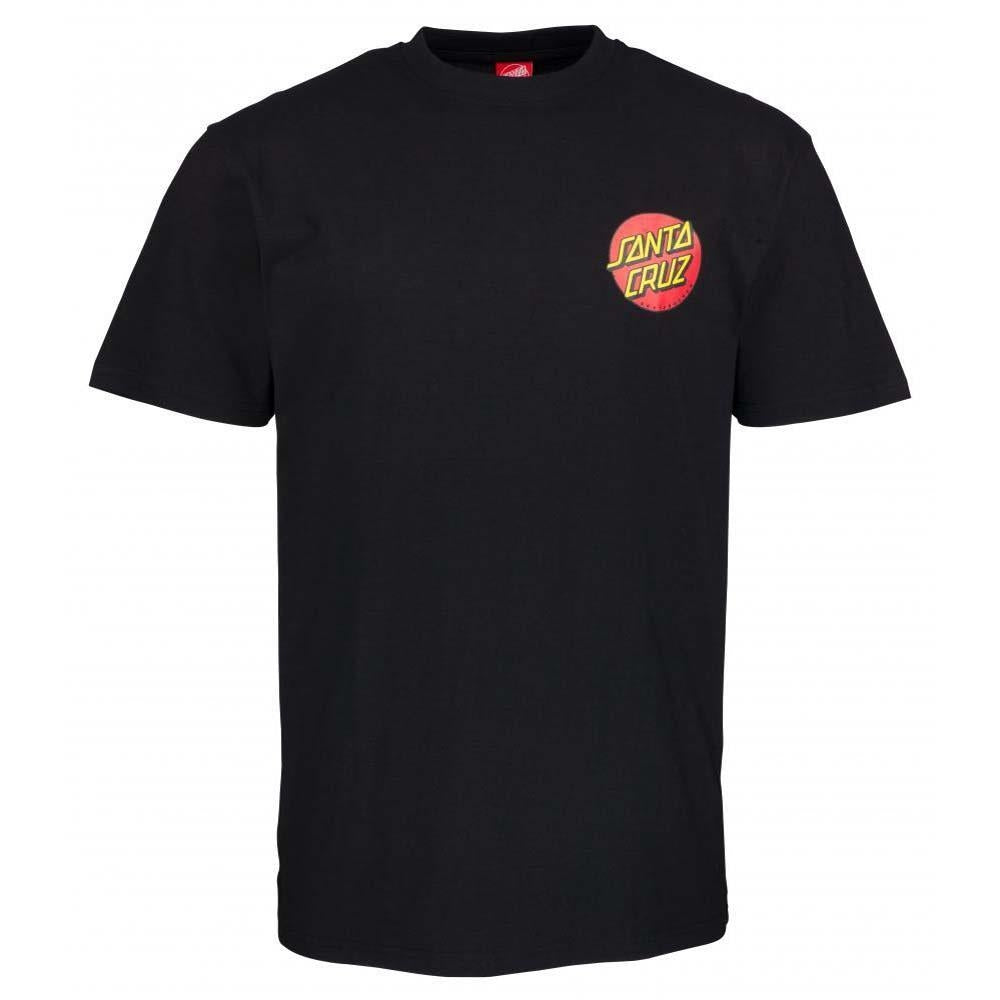 Santa Cruz Classic Dot Chest T-Shirt Black