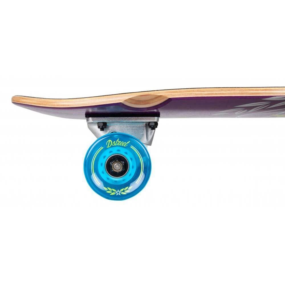 D Street Cruiser Atlas Factory Complete Skateboard Purple 28"