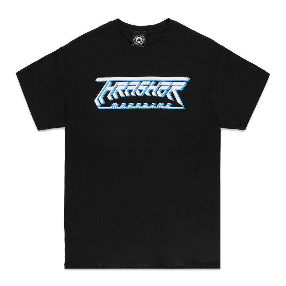 Thrasher Magazine Future Logo  T-Shirt Black