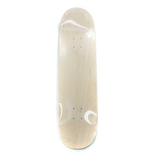 Fracture Skateboards Fade White Skateboard Deck 8.25"