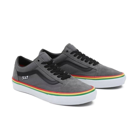 Vans MN Skate Old Skool Pro Rasta Grey Skate Shoes