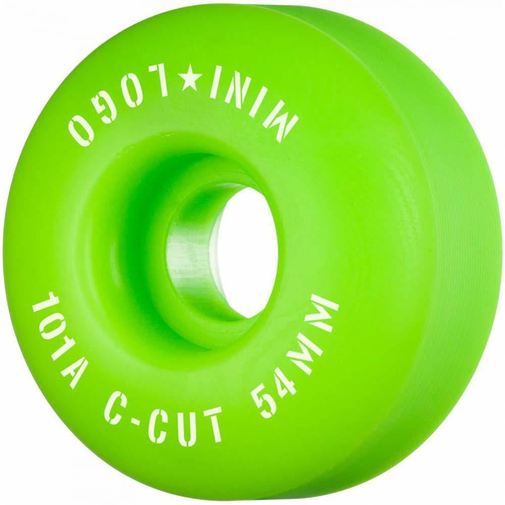 Mini Logo Skateboard Wheels C-Cut 2 101a Green 54mm