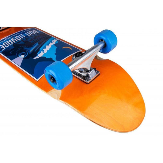 D Street Cruiser Bon Voyage Factory Complete Skateboard Orange 8.5"