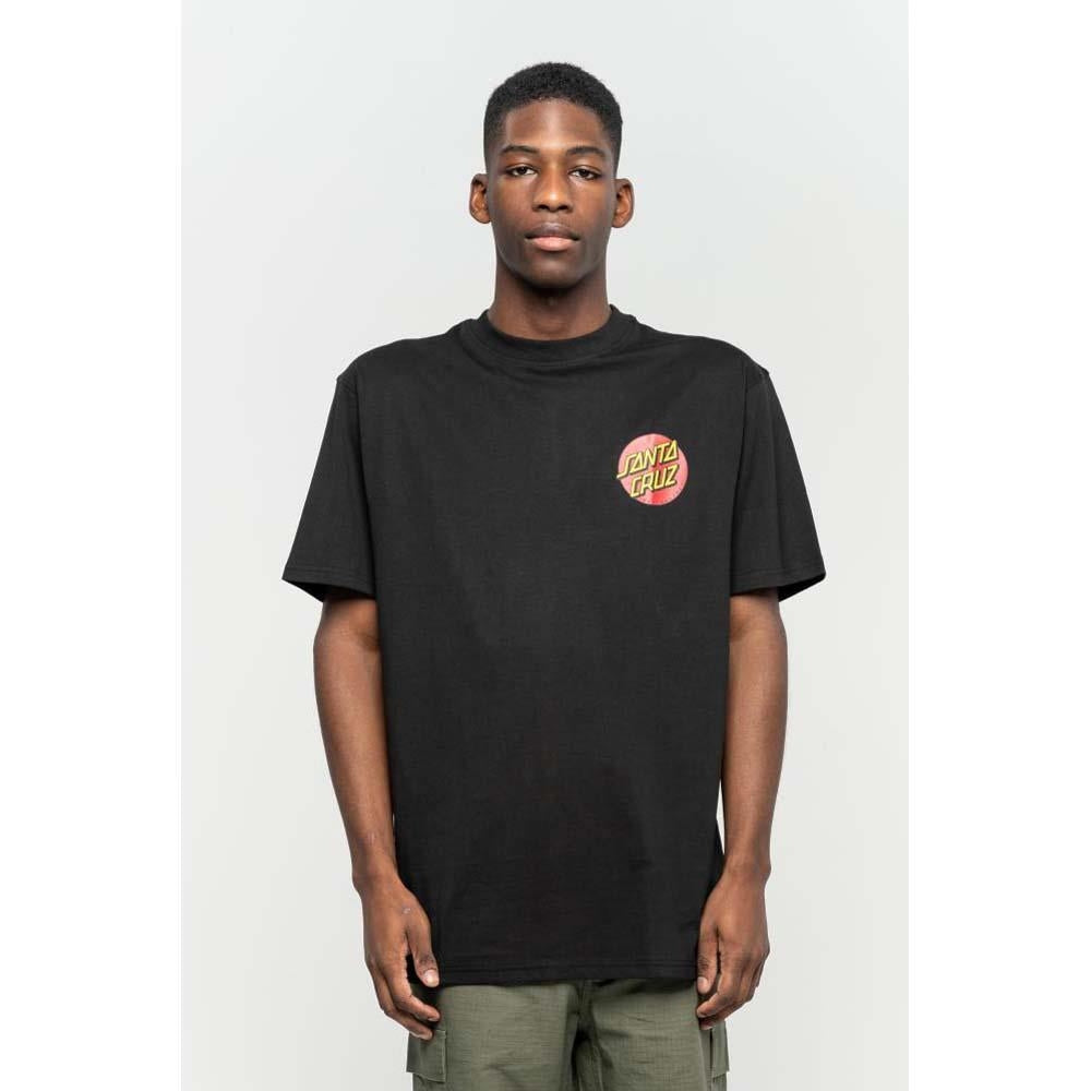 Santa Cruz Classic Dot Chest T-Shirt Black