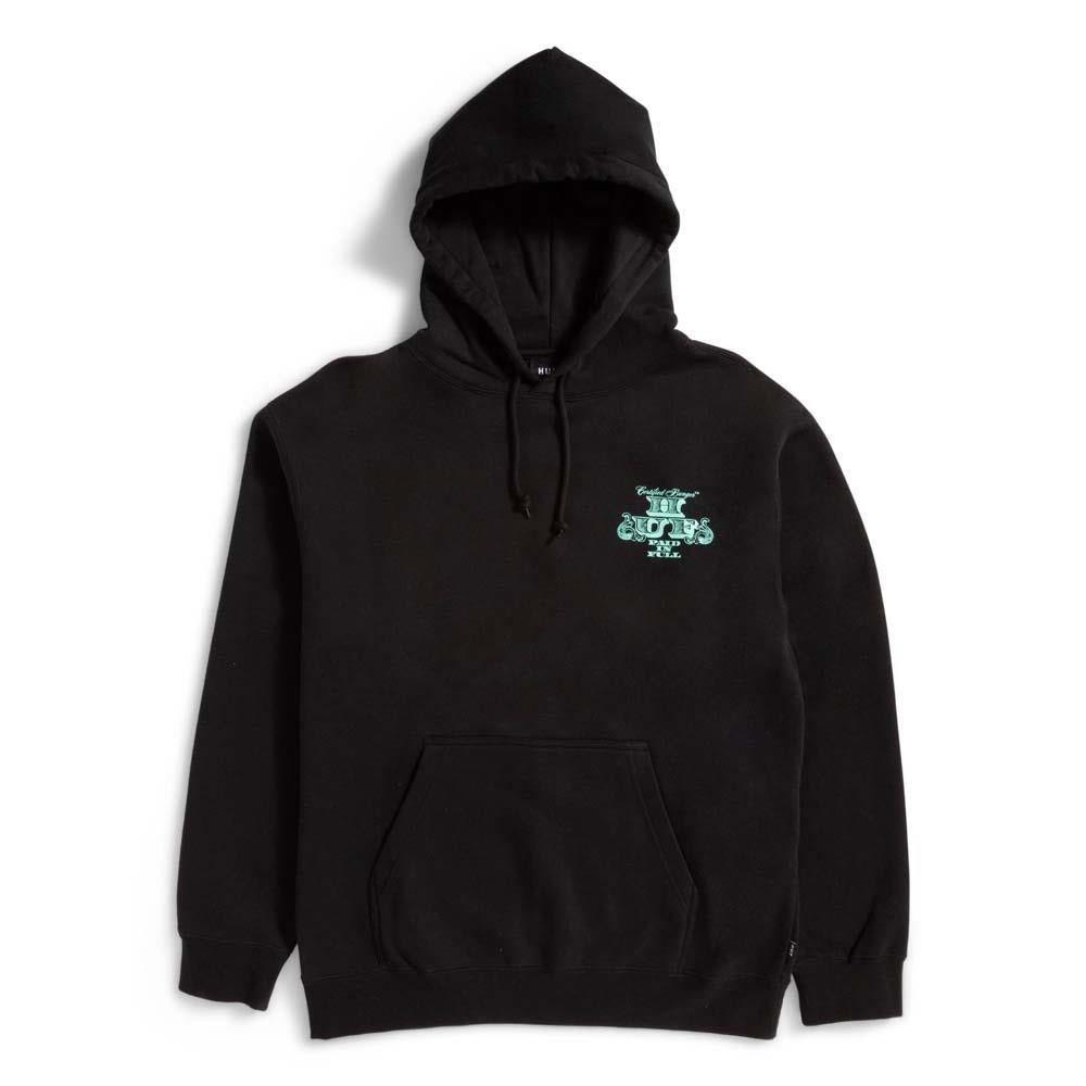 Huf Paid In Full Hooded Sweatshirt Black