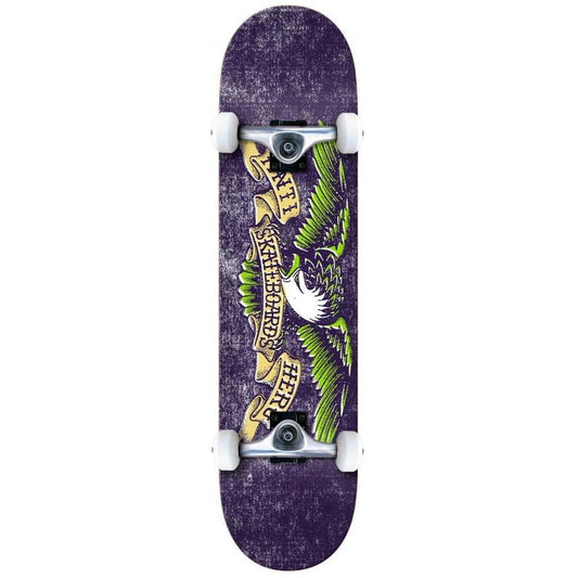Anti Hero Complete Factory Skateboard Misregistration Purple 7.75"