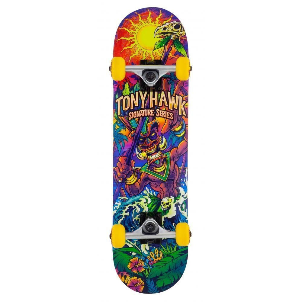 Tony Hawk SS 360 Factory Complete Skateboard Utopia Mini Multi Colour 7.25 Inch Wide