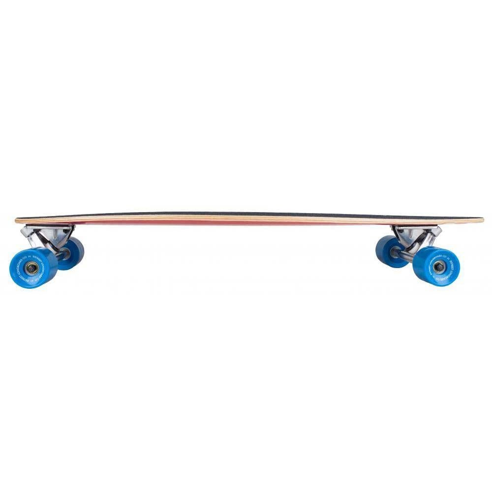 D Street Skateboard Pintail Ocean Red 35 Inch