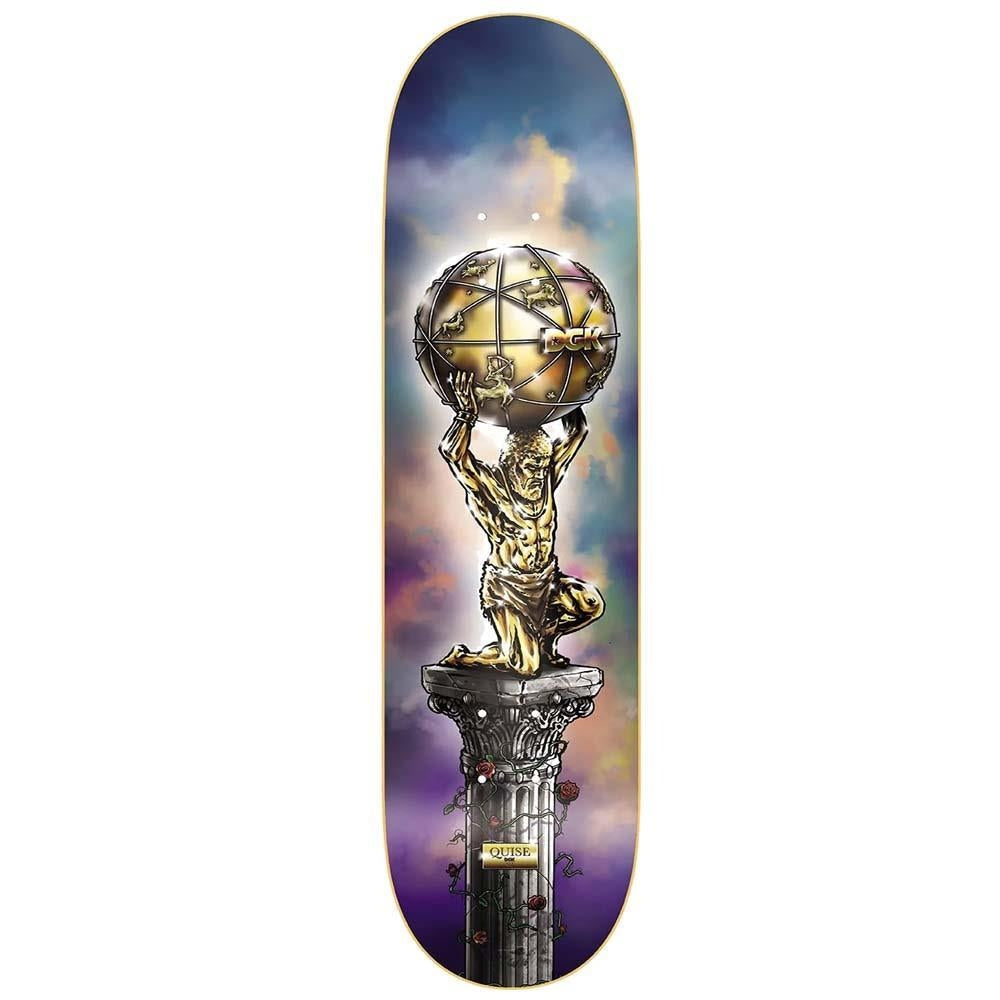 DGK Black Atlas Quise Skateboard Deck Multi 8.25"