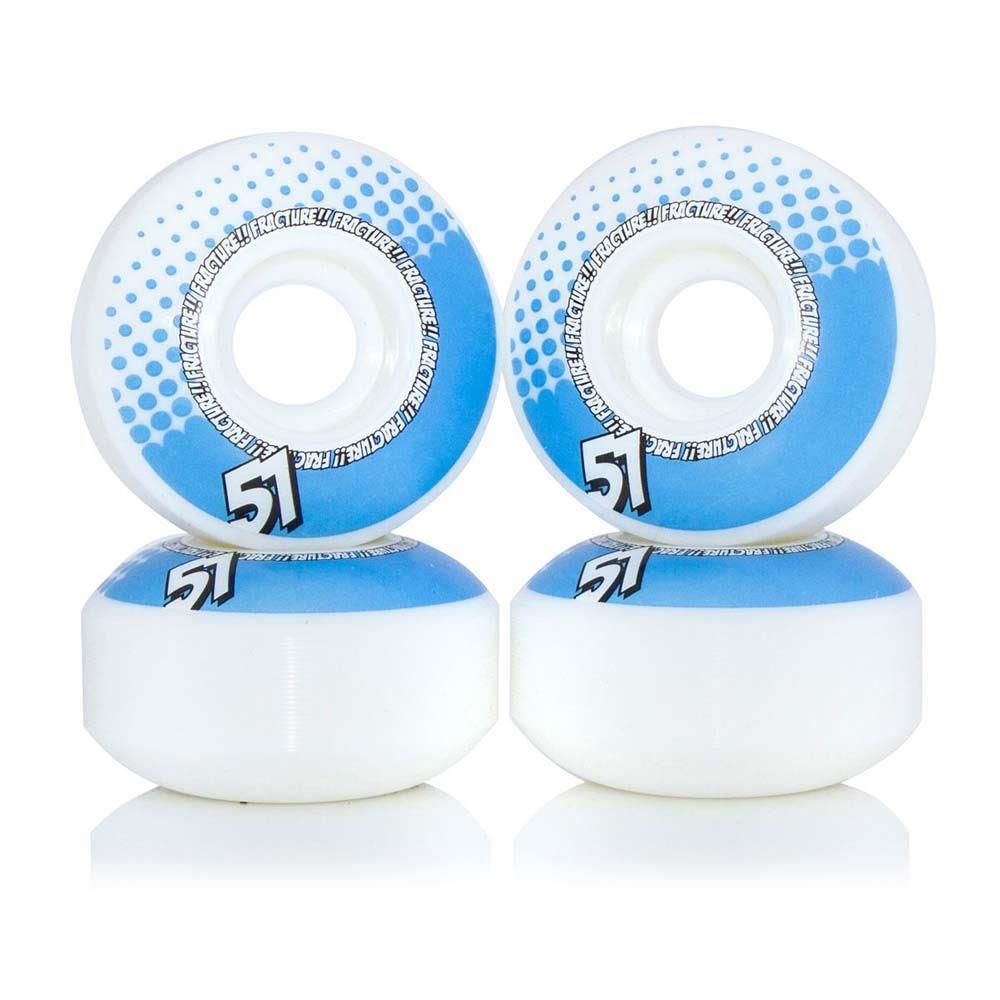 Fracture Skateboards Drops Skateboard Wheels Blue 51mm