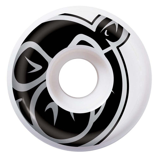 Pig Wheels Prime Skateboard Wheels White 54mm