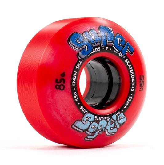 Enuff Super Softie Skateboard Wheels Red 55mm
