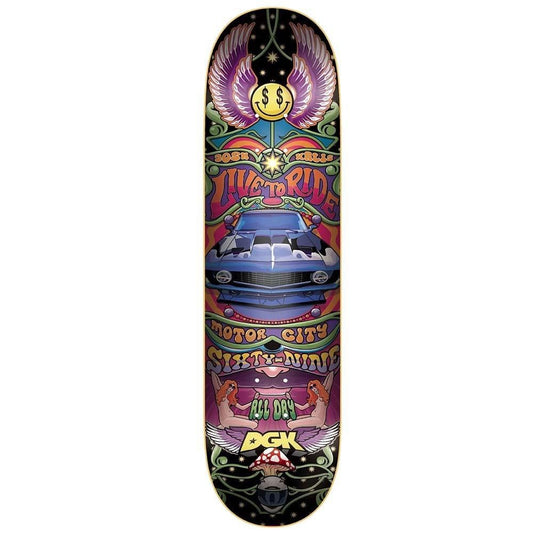 DGK Ghetto Psych Skateboard Deck Kalis Multi 8.1"