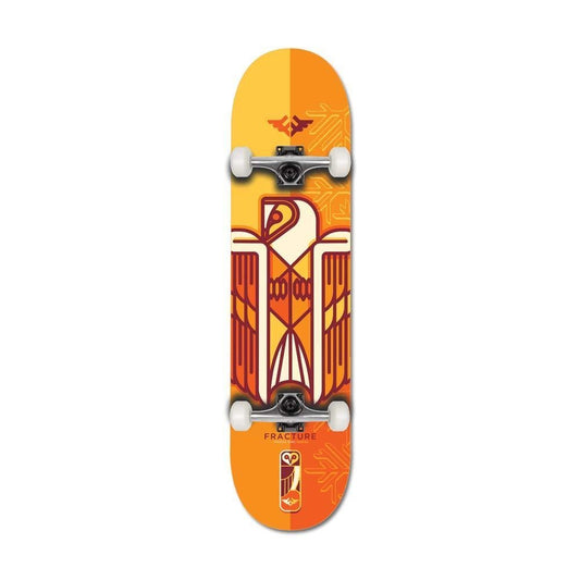 Fracture x Jono Wood Factory Complete Skateboard Yellow 7.75"
