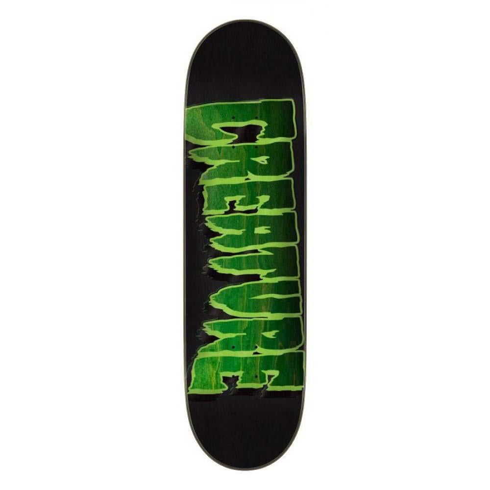 Creature Logo Outline Stumps Skateboard Deck Black 9"