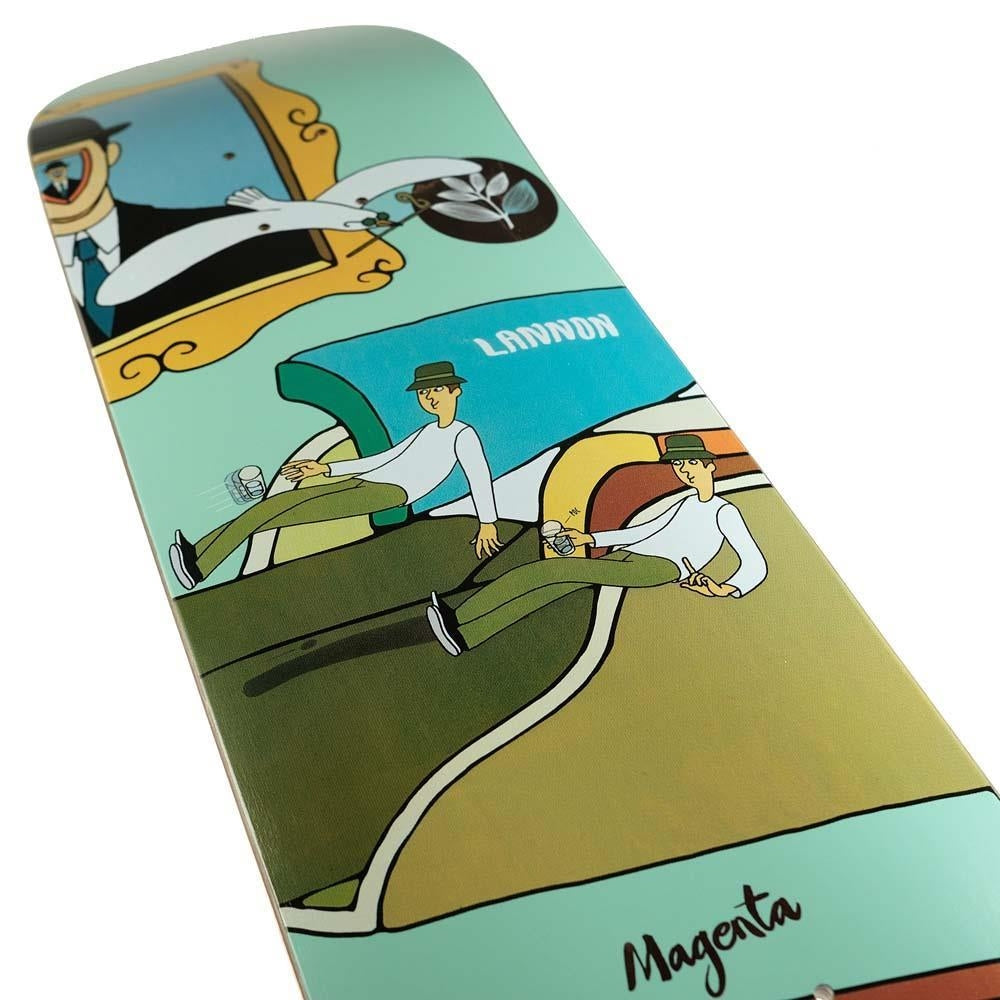 Magenta Jimmy Lannon Lucid Dream Skateboard Deck Multi 8"