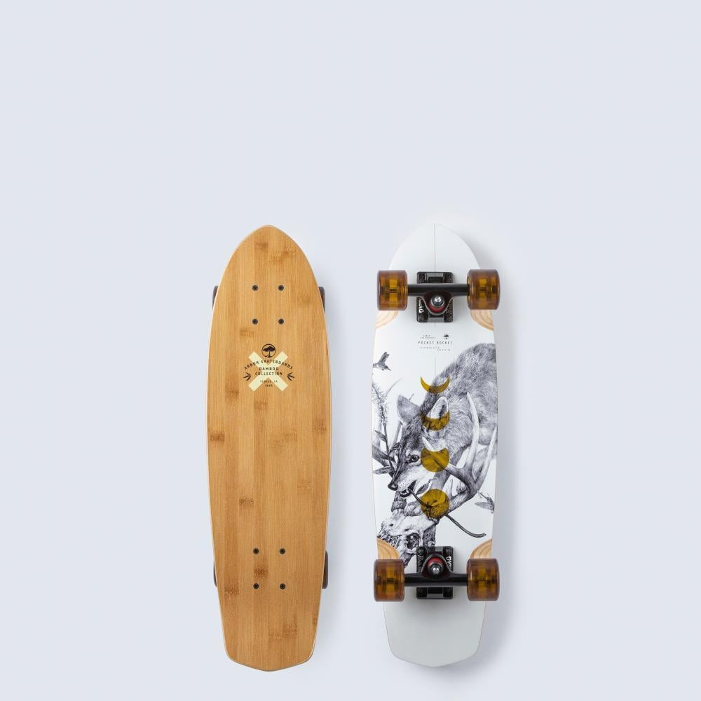Arbor Cruiser Factory Complete Skateboard Bamboo Pocket Rocket Multi 27"
