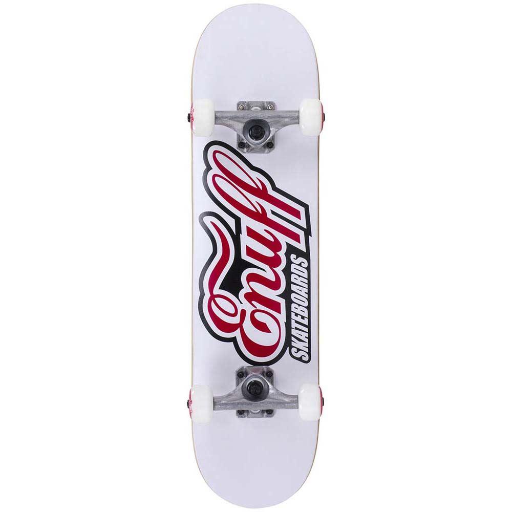 Enuff Skateboards Classic Logo Factory Complete Skateboard White 7.75"