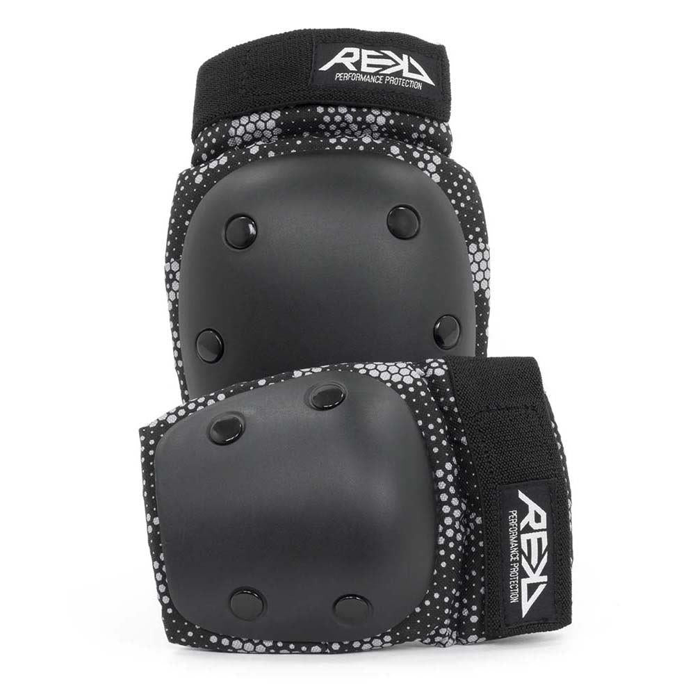 REKD Youth Heavy Duty Double Pad Set Black/Grey