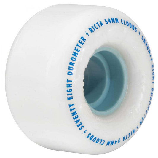 Ricta Clouds Skateboard Wheels 78A White Blue 52mm
