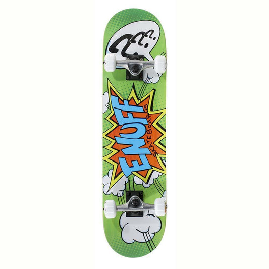 Enuff POW II Mini Factory Complete Skateboard Green 7.25"