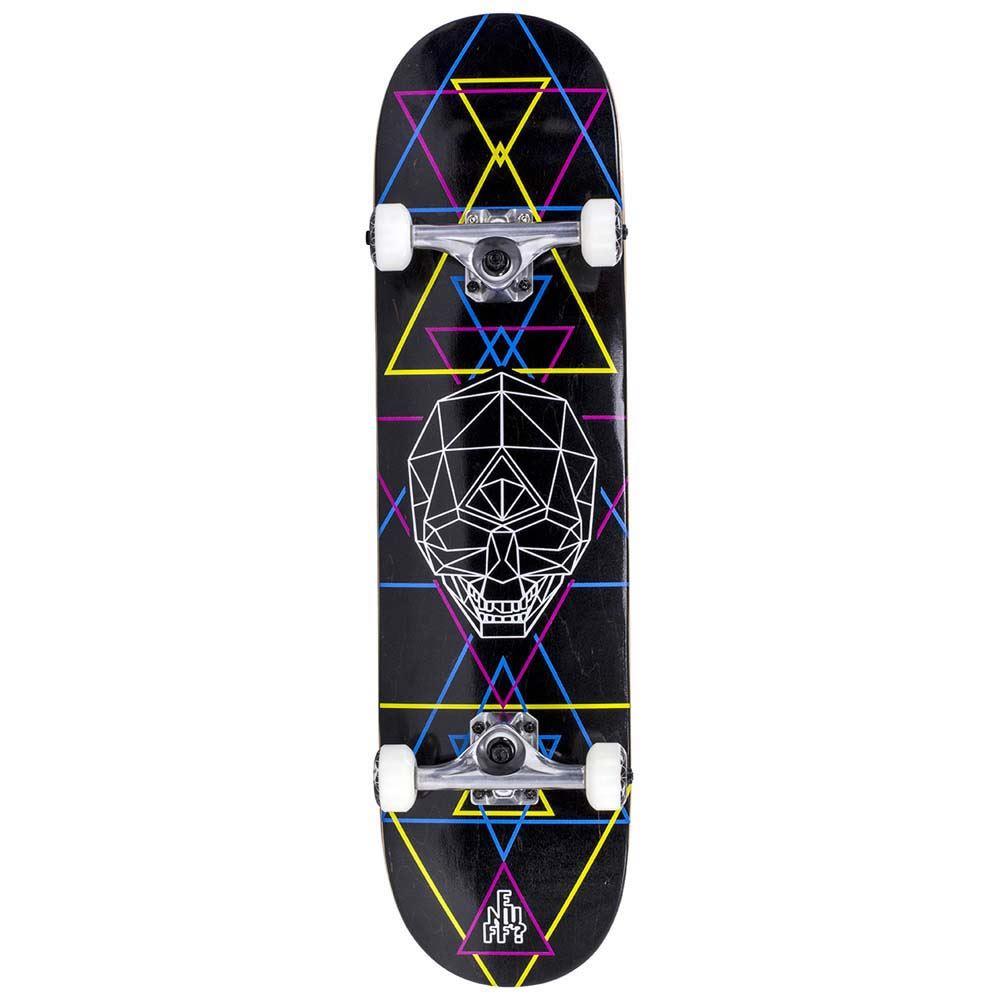 Enuff Skateboards Geo Skull Factory Complete Skateboard CMYK 8"