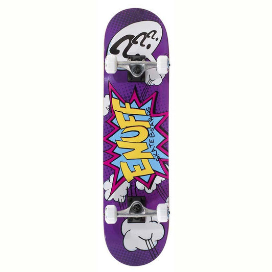 Enuff POW II Mini Factory Complete Skateboard Purple 7.25"