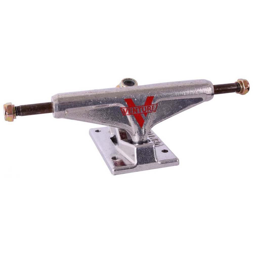 Venture 5.0 Low Skateboard Trucks Polished Silver 5"