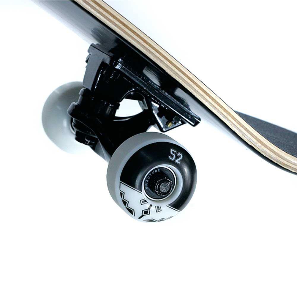Fracture Skateboards Fade Black Mini Factory Complete Skateboard 7.25"