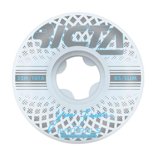 Ricta Skateboard Wheels Facchini Reflective Nat Slim 101a White 52mm