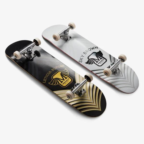 Monarch Leticia Horus Black Premium Factory Complete Skateboard 8"