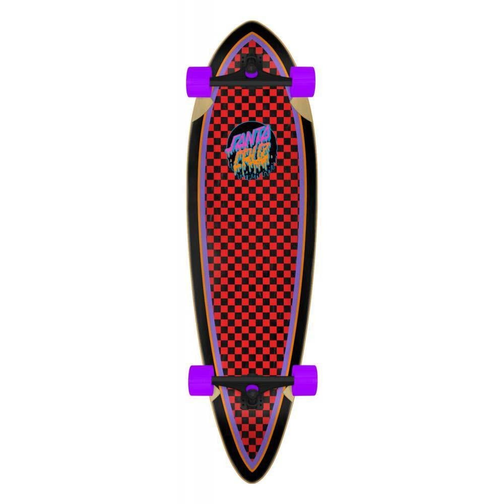 Santa Cruzer Rad Dot Pintail Factory Complete Skateboard Multi 33"