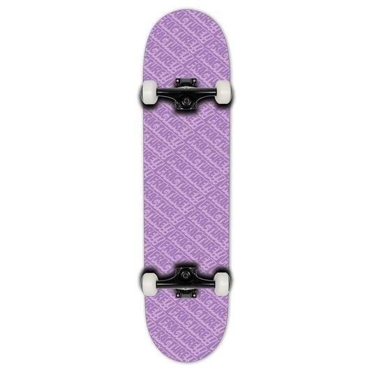 Fracture All Over Comic Factory Complete Skateboard Purple 7.75"