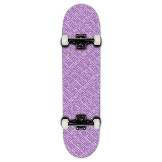 Fracture All Over Comic Factory Complete Skateboard Purple 7.75"