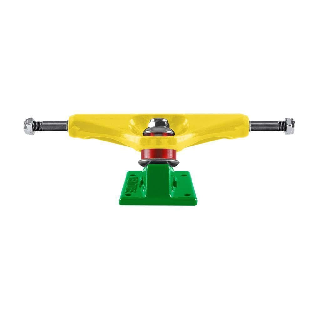 Venture 5.2 Skateboard Trucks 92' Full Bleed Team Hi Yellow/Green 5.2"