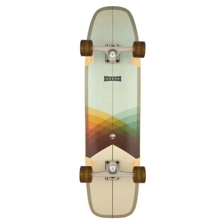 Arbor Foundation Shakedown Hybrid Factory Complete Skateboard Multi 34"