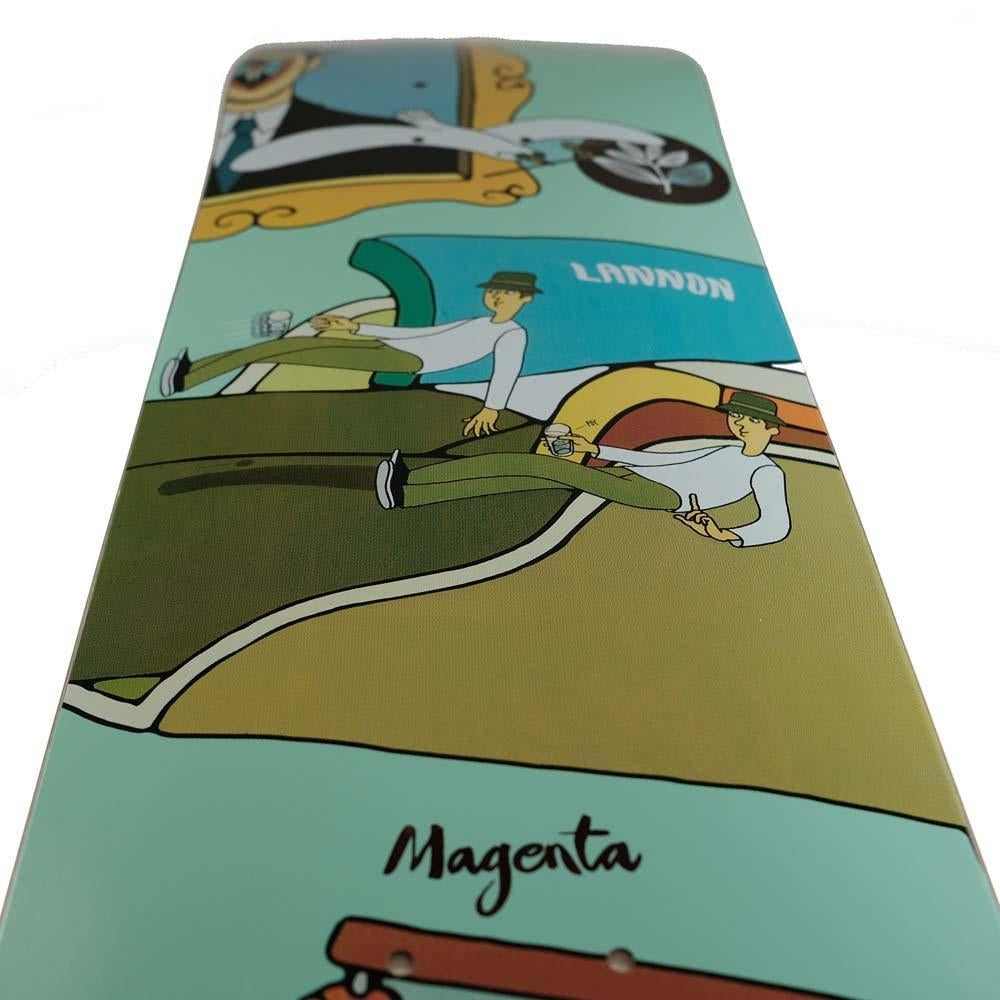 Magenta Jimmy Lannon Lucid Dream Skateboard Deck Multi 8"